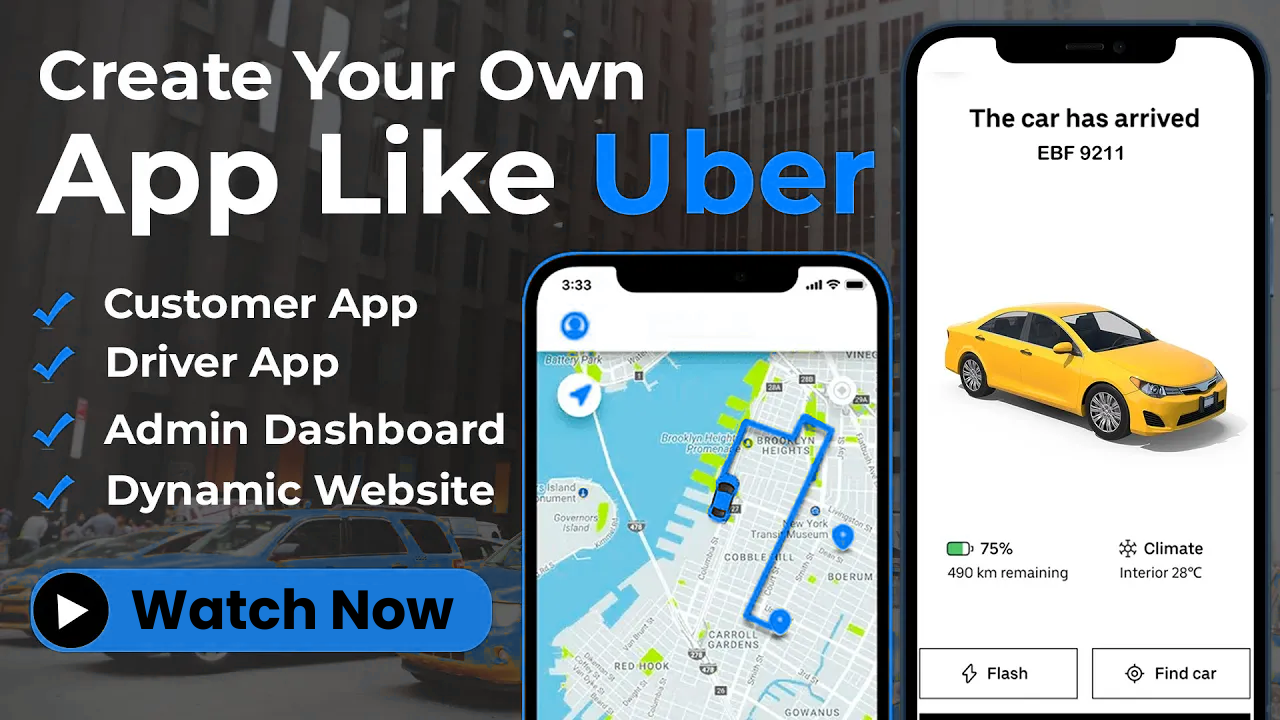 Best Uber Like App Development Company- Code Brew Labs