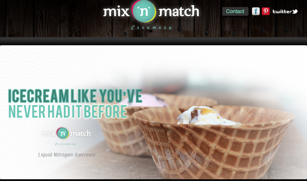 Mix 'n' Match Creamery Liquid Nitrogen Ice Cream Portland, Oregon